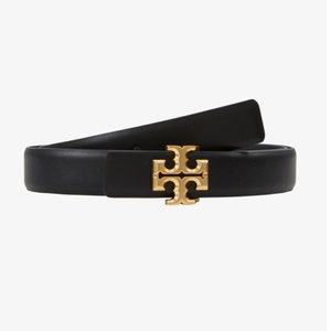 Eleanor Leather Belt 1" Tory Burch